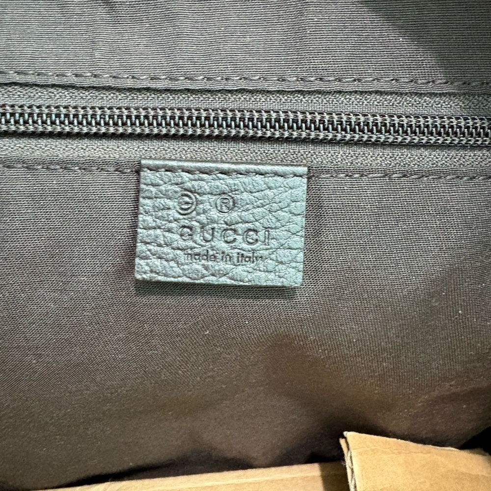 Authentic Gucci GG Supreme Crystal Monogram Large Shoulder Tote Shopper w duster - Picture 10 of 15